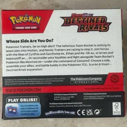 Pokemon TCG Destined Rivals Booster Box (36 Packs) Unsealed - Image 3