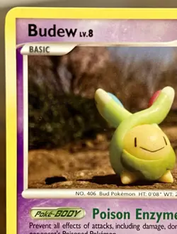 Budew 33/100 Diamond & Pearl Stormfront Pokemon TCG NM Yuka Morii - Image 2