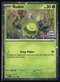 Budew 004/131 Premier Ball League - Pokemon TCG Prismatic Evolutions 2025 NM - Image 1