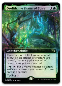 Ozolith, the Shattered Spire (Extended Art) #372 (Foil) NM March of the Machine - Image 1