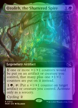 MTG Ozolith, the Shattered Spire (372/548) March of the Machine NM FOIL - Image 1
