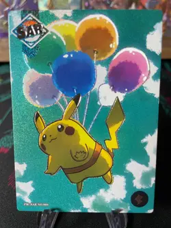 🔥NON TCG Chinese Pokemon Elf Eif Origin Collection 3.0 SAR Flying Pikachu🔥 - Image 1