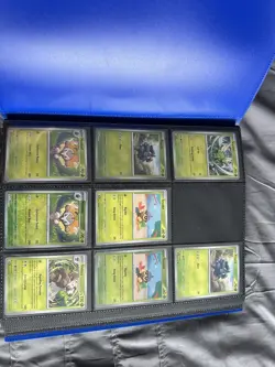 Pokemon Temporal Forces Partial Master Set With Binder Inc Sawsbuck 166 - Image 1
