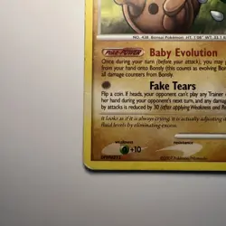 Pokemon TCG Bonsly Card 71/130 Diamond and Pearl Common MP - Image 5