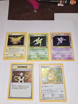 Pokemon Vintage Collection WOTC Mixed Lot of 5 Holo Cards Lp-Mp - Image 1