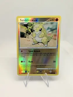 Sandshrew 96/123 Reverse Holo Mysterious Treasures Pokemon Card - Image 1