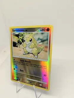 Sandshrew 96/123 Reverse Holo Mysterious Treasures Pokemon Card - Image 2
