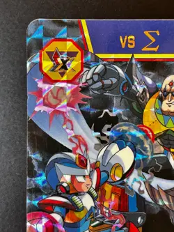Mega MAN X2 Card ∑ No.47 Holo CAPCOM BANDAI JAPAN Japanese 1994 Very Rare - Image 2