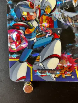 Mega MAN X2 Card ∑ No.47 Holo CAPCOM BANDAI JAPAN Japanese 1994 Very Rare - Image 4
