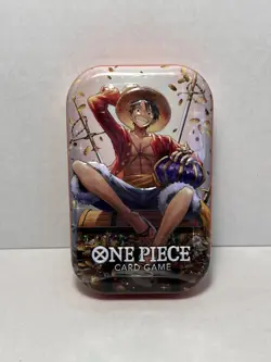 One Piece TCG Card Game - Mini Tin Vol.2 English 2 Packs Of OP 13 + Promo Pack - Image 1