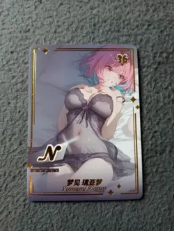 Yumemi Riamu IDOLM@STER 36N Genki Parade Goddess Story Waifu Anime Card - Image 1