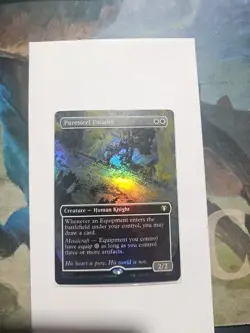 Near Mint x 1 Puresteel Paladin - Foil - Borderless Commander 627 - Image 1