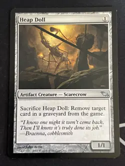 1x Heap Doll (253) Shadowmoor LP MTG Magic the Gathering x1 MKE - Image 1