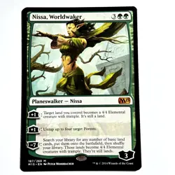 Nissa, Worldwaker 187 M Magic 2015 (M15) Magic the Gathering MTG NM - Image 1