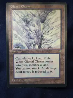 Glacial Chasm - Ice Age ~LP~ Magic The Gathering MTG - Image 1