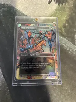 MTG Web-Warriors (Borderless Foil) - Marvel's Spider-Man (SPM) #203 MTG - Image 4