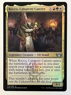 Rocco, Cabaretti Caterer Streets of New Capenna Foil MTG NM - Image 1