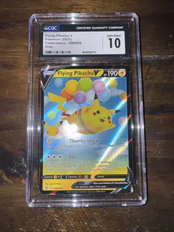 Pokemon TCG Celebrations Flying Pikachu v 006/025 PSA Gem Mint 10 - Image 1