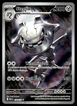 Pokemon TCG ME01: Mega Evolution #150/132 Steelix Holo NM - Image 1