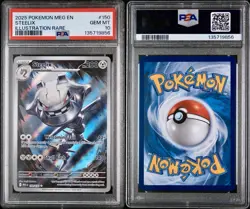 PSA 10 Steelix 150/132 Me01: Mega Evolution Holo Pokemon Slab - Image 3