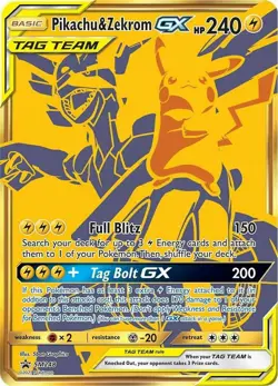 Holofoil - Pikachu & Zekrom GX - SM248 - 248 / NM / English Pokemon TCG - Image 1