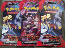 Pokemon Scarlet & Violet Destined Rivals Sleeved Booster Packs Lot Of 3 NEW - Image 1
