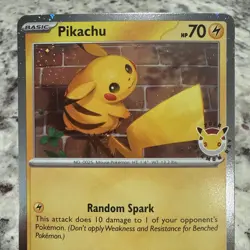 Pokemon TCG Pikachu 051 /162 2026 Pokemon Day Stamped Promo 🔥 - Image 3