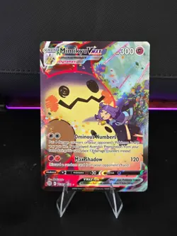 Pokemon Mimikyu VMAX Holo Ultra Rare Brilliant Stars TG17/TG30 NM - Image 1