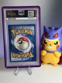 2004 POKEMON EX FIRE RED & LEAF GREEN #108 GENGAR EX-HOLO PSA 9 SWIRLED 🌀 - Image 2