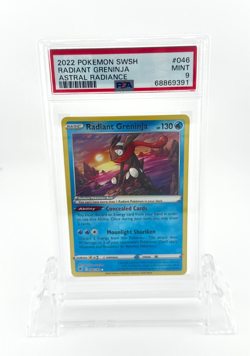 2022 Pokemon Astral Radiance - Radiant Greninja #46 PSA 9 MINT - Image 1