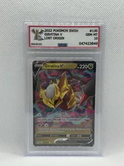 Pokemon Giratina V 130/196 Verlorener Ursprung Ultra Rare VCG 10 - NO PSA/BGS - Image 1