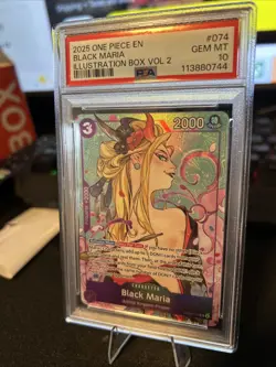 Black Maria - OP08-074 - PSA 10 - Promo Illustration - English - One Piece - 128 - Image 1