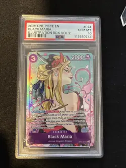 Black Maria - OP08-074 - PSA 10 - Promo Illustration - English - One Piece - 128 - Image 2
