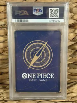 One Piece ST04-004 King Super Pre-Release Stamp SR Starter Deck Foil Art PSA 10 - Image 3