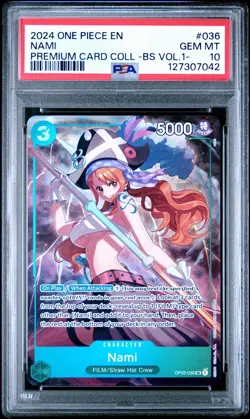 2024 Nami (Best Selection Vol. 1-) OP02-036 One Piece PSA 10 Gem Mint - Image 1