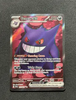 Pokemon Gengar EX Temporal Forces Full Art Rare 193/162 NM+ - Image 1