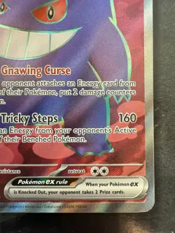 Pokemon Gengar EX Temporal Forces Ultra Rare 193/162 Full Art Holo (NM) - Image 5