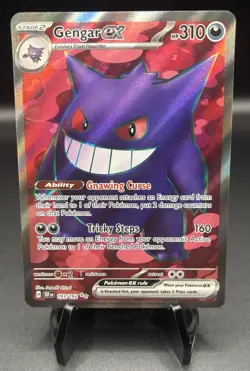 Pokemon TCG Gengar EX Temporal Forces Ultra Rare Card 193/162 NM - Image 1