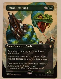 Ohran Frostfang (Borderless) Commander Masters Regular NM+ - Image 1