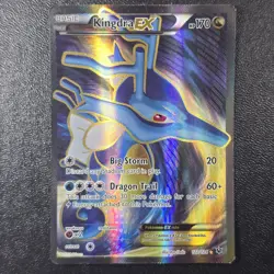POKEMON 2016 XY Fates Collide Full Art KINGDRA EX #122 Lp - Image 2