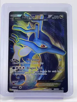 KINGDRA EX 2016 POKEMON XY FATES COLLIDE ULTRA RARE FA A 122/124 Q6233 - Image 1