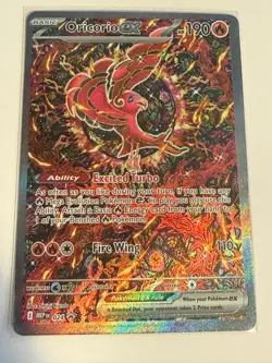 ORICORIO EX 024 Black Star UPC Promo Pokemon TCG Phantasmal Flames NM - Image 1