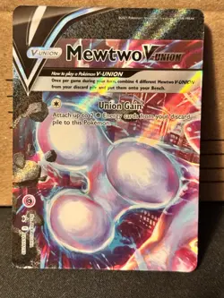 Mewtwo V-UNION [Set of 4] SWSH: Sword & Shield Promo Cards Holo - Image 3
