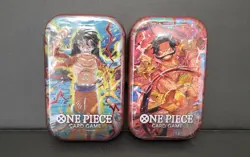 One Piece Card Game Gol.D.Roger & Monkey.D.Luffy Tin Pack Set Vol. 1 Bundle - Image 1
