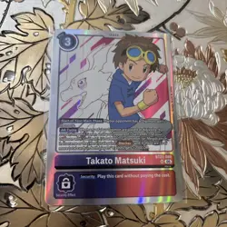 Digimon Card Game Takato Matsuki Foil BT21-089 SR - Image 1
