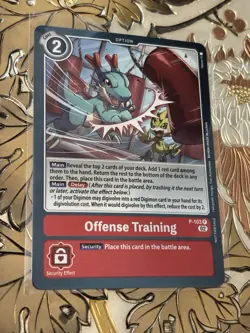 Digimon Card Game Offensive Training P-103 Promo Blast Ace Box Topper - Image 1