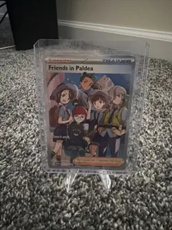 Pokemon TCG Trainer Friends in Paldea Ultra Rare Holo Card 137/131 Prismatic - Image 1