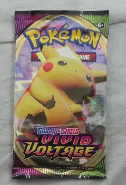 Pokemon Sword & Shield Vivid Voltage Sealed 10-Card Booster Pack PUI80749 Eng 820650807497 - Image 1