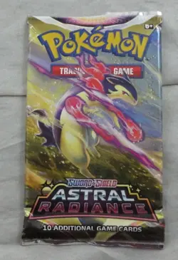 Pokemon Astral Radiance 10-Card Booster Pack ENGLISH 820650850233 - Image 1