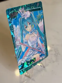 Hatsune Miku Vocaloid Mysterious Surprise SSR Waifu Card Goddess Story SSR-004 - Image 2